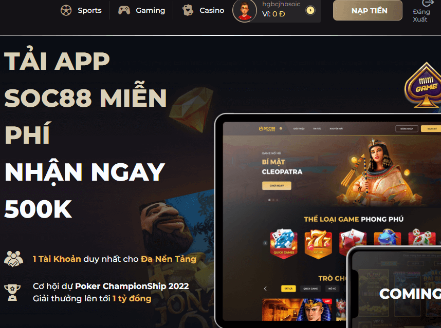 Khuyến Mãi SOC88 Có Gì? Lợi Ích Khi Đăng Ký Ưu Đãi 9 Tham gia khuyến mãi SOC88 kiểm tra độ uy tín của nhà cái