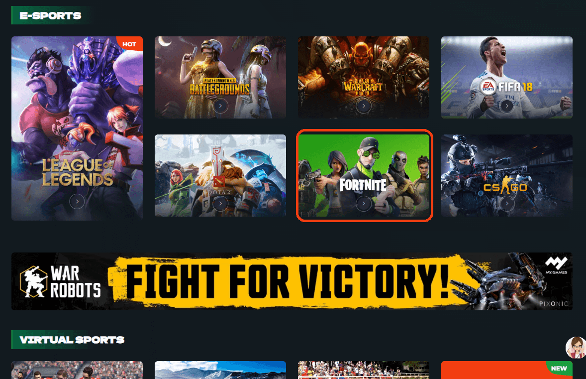 Cá Cược Fortnite Tại SOC88: Game E-Sports Đình Đám Nhất 2023 12 Tìm và chọn chơi cá cược Fortnite tại E-sport