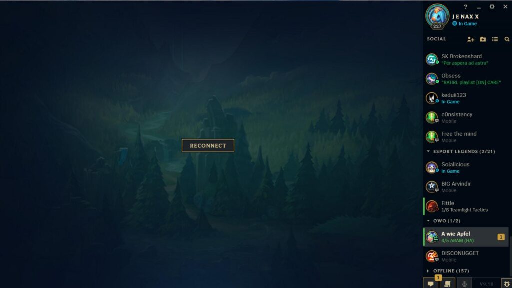 Cách khắc phục game Liên Minh Huyền Thoại lỗi kết nối lại 5 Liên Minh Huyền Thoại lỗi kết nối lại