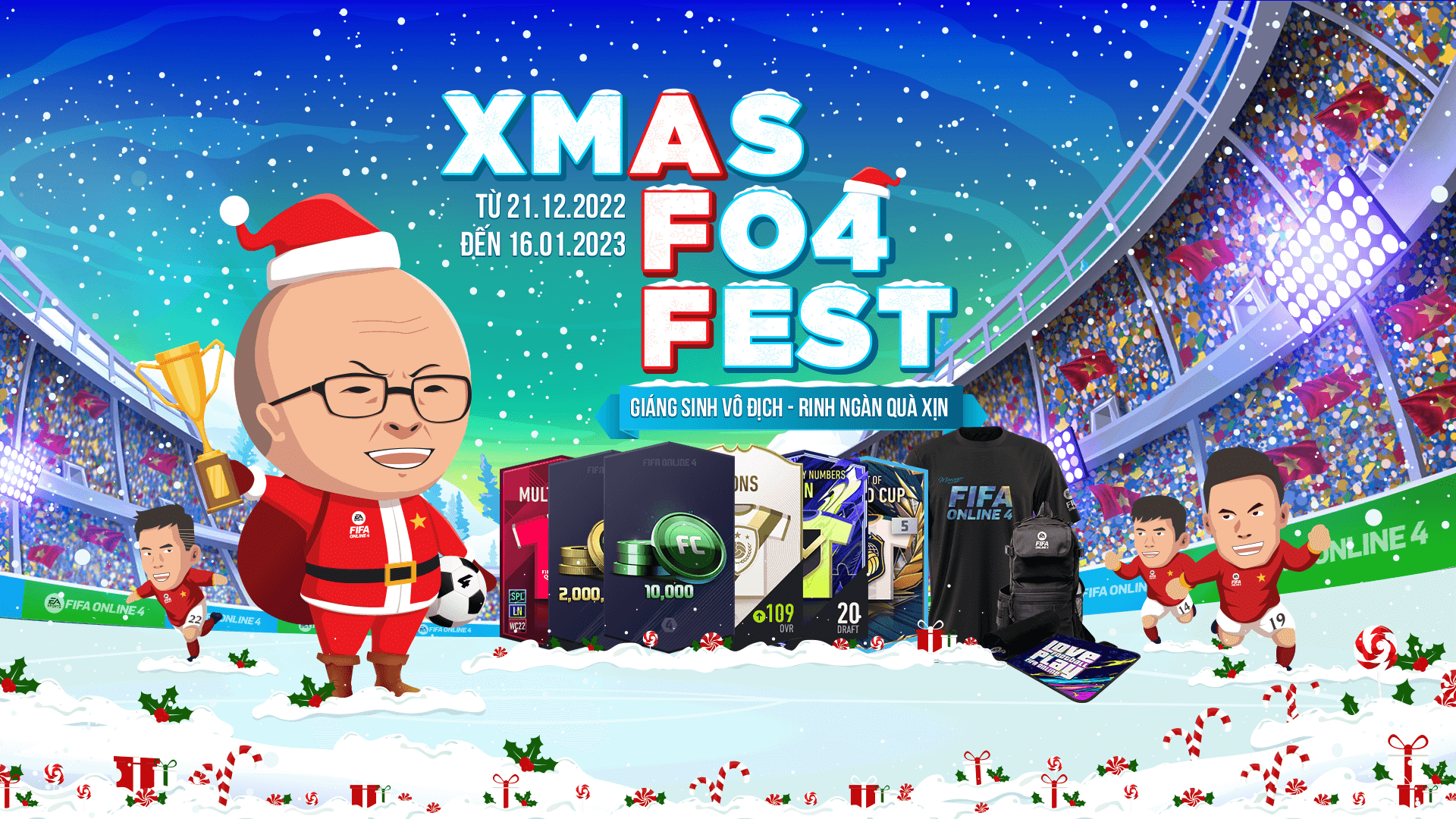 Sự kiện FIFA online 4 event được game thủ yêu thích 