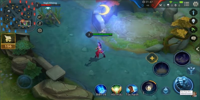 Hướng Dẫn Cách Chơi Tướng Lindis Chuẩn, Mới Nhất Mùa 28 4 Lindis sử dụng chiêu 1 để soi sáng đường và phát hiện kẻ địch