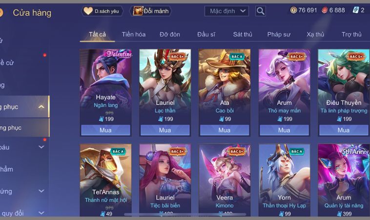 Chọn cho mình tướng chơi phù hợp